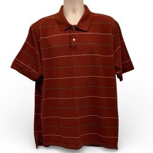 Gold Label Roundtree & Yorke Men's Rust Polo Shirt